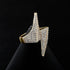 VVS Jewelry Iced Bolt Ring