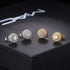 VVS Jewelry Iced Button Stud Earrings