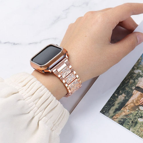 VVS Jewelry Iced Out Apple Watch Band + FREE Case