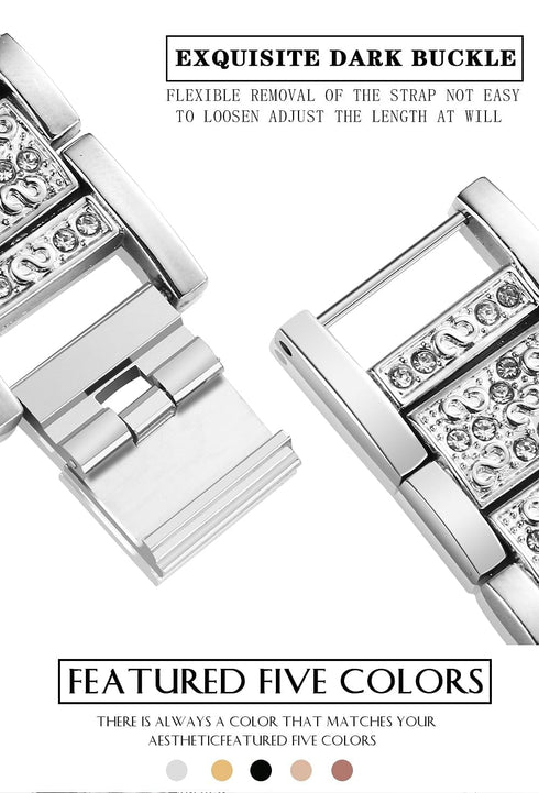 VVS Jewelry Iced Out Apple Watch Band + FREE Case