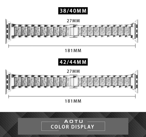 VVS Jewelry Iced Out Apple Watch Band + FREE Case