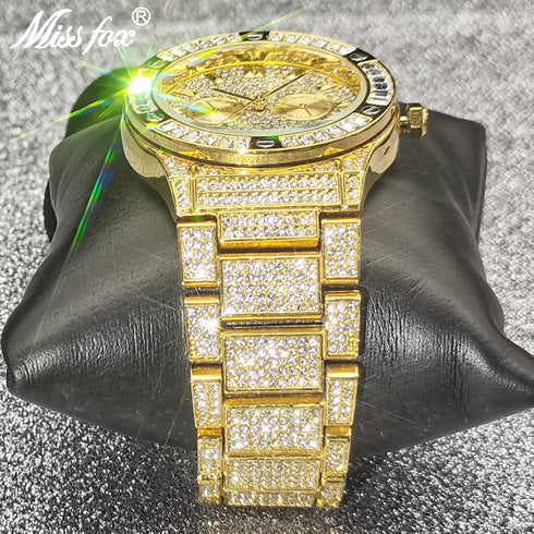 VVS Jewelry Iced out Baguette Watch
