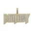 VVS Jewelry Iced Out "MONEY" Pendant Chain