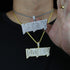 VVS Jewelry Iced Out "MONEY" Pendant Chain