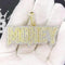 VVS Jewelry Iced Out "MONEY" Pendant Chain