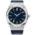 VVS Jewelry Iced Stardust Bling Leather Strap Watch