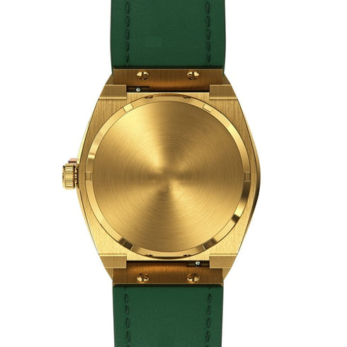 VVS Jewelry Iced Stardust Bling Leather Strap Watch