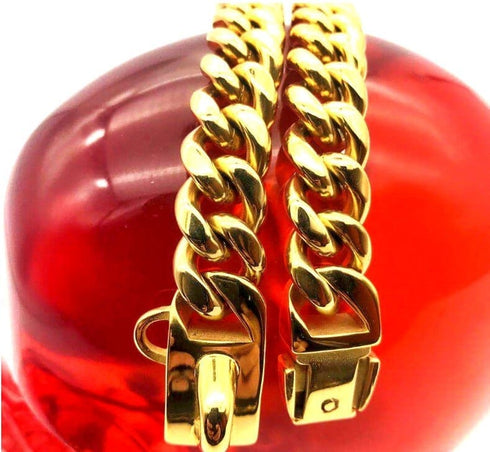 VVS Jewelry Miami Cuban link Dog Collar