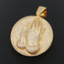 VVS Jewelry Micro Pave Circle Praying Hands