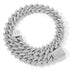 VVS Jewelry 14mm/20mm Micro Paved Prong Cuban Chain