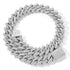 VVS Jewelry 14mm/20mm Micro Paved Prong Cuban Chain