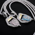 VVS Jewelry $$$ Micropaved Lip Pendant Necklace