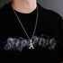 VVS Jewelry Old English Initial Pendant Necklace