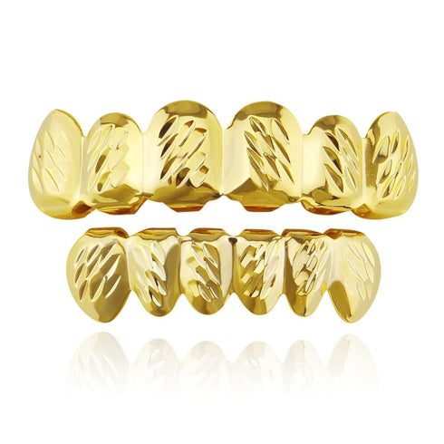 VVS Jewelry Punk Diamond Cut Grillz Set