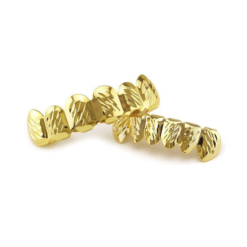 VVS Jewelry Punk Diamond Cut Grillz Set