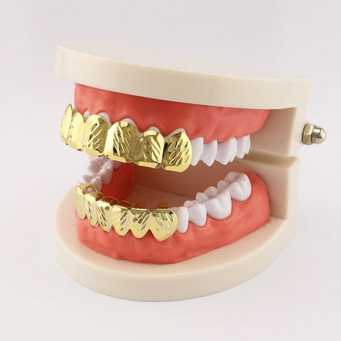 VVS Jewelry Punk Diamond Cut Grillz Set