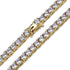 Diamond Prong Tennis Chain - Will Not Rust or Fade