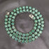 VVS Jewelry Rare Blue/Green 925 Sterling Silver Moissanite Tennis Chain