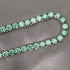 VVS Jewelry Rare Blue/Green 925 Sterling Silver Moissanite Tennis Chain