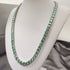 VVS Jewelry Rare Blue/Green 925 Sterling Silver Moissanite Tennis Chain