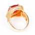 VVS Jewelry Red Synthetic Ruby Royal Ring