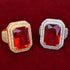 VVS Jewelry Red Synthetic Ruby Royal Ring