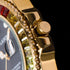 VVS Jewelry Rollie Style Iced Gem Dial Two-Tone Watch