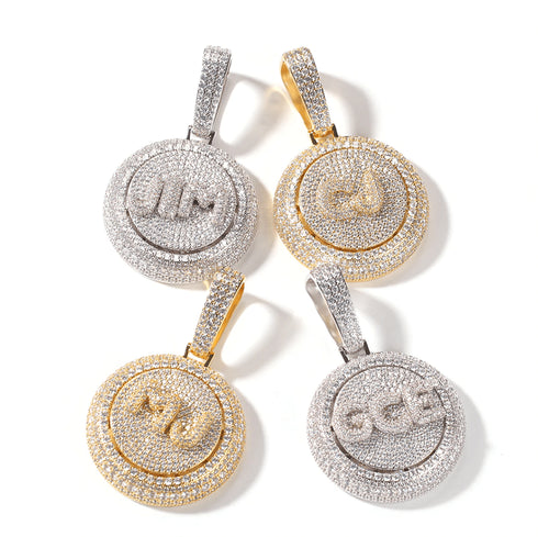 VVS Jewelry Rotating Custom Pendant