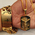 VVS Jewelry Thicc Jesus Cuban Bracelet + Crucifix Chain Pendant Bundle