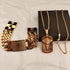 VVS Jewelry Thicc Jesus Cuban Bracelet + Crucifix Chain Pendant Bundle