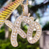 VVS Jewelry XO Cuban Chain Pendant Necklace
