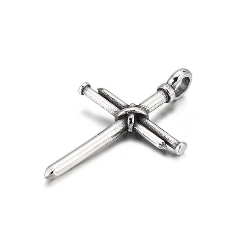 VVS Jewerly Nail Cross Pendant Chain