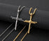 VVS Jewerly Nail Cross Pendant Chain