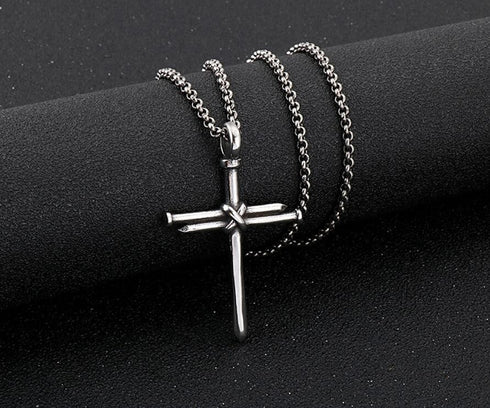 VVS Jewerly Nail Cross Pendant Chain