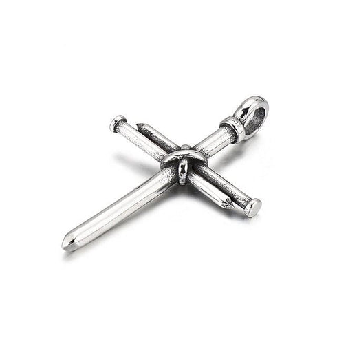 VVS Jewerly Nail Cross Pendant Chain