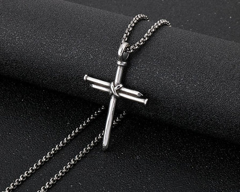 VVS Jewerly Nail Cross Pendant Chain