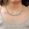 9mm VVS Moissanite Diamond 925 Sterling Silver Vermeil Cuban Chain