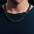 VVS Moissanite Black Iced Cuban Chain