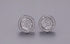 VVS Moissanite Crown S925 Silver Stud Earrings