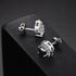VVS Moissanite Moon S925 Silver Stud Earrings