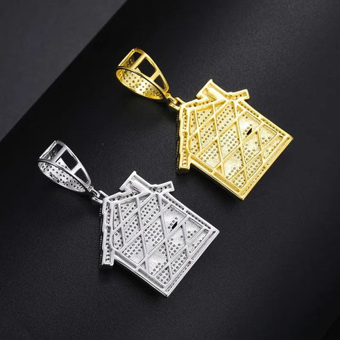 VVS Moissanite S925 Silver Trap House