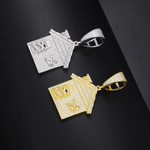 VVS Moissanite S925 Silver Trap House