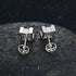 VVS Moissanite Square Diamond Stud Earring