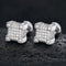 VVS Moissanite Square Diamond Stud Earring