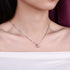 VVS1 Classic Moissanite Pendant 925 Silver Necklace