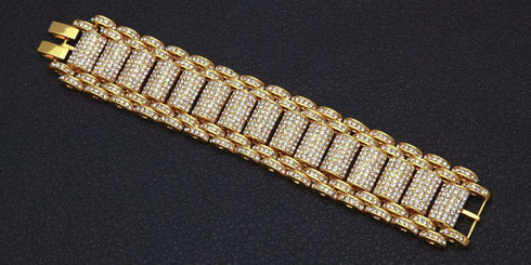 Blinged Out Watch Band Bracelet