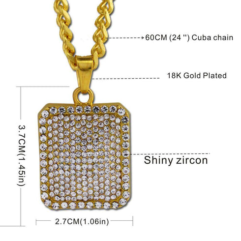 Timekeeper Bling Watch + Pendant Set