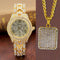 Timekeeper Bling Watch + Pendant Set