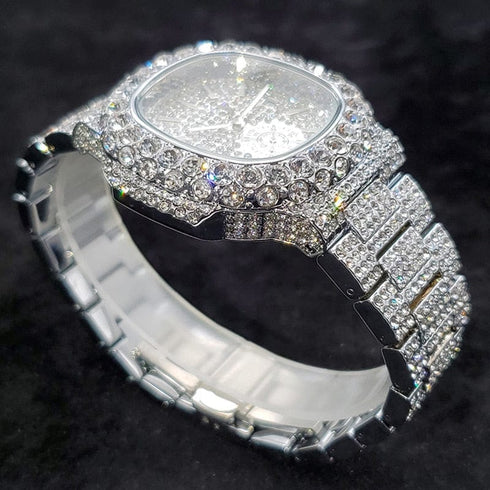 VVS Jewelry Chronograph Shine Iced out Watch