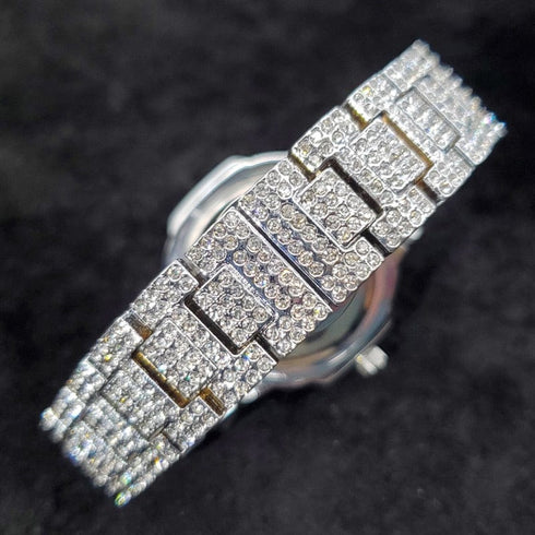 VVS Jewelry Chronograph Shine Iced out Watch